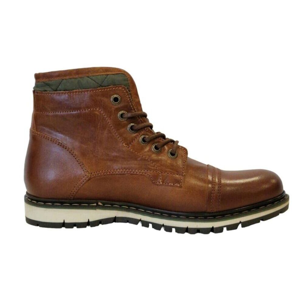 Firetrap Mens Aubin Leather Ankle Boots / Camel